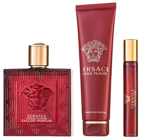 Versace Eros Flame Eau de Parfum Set 100 ml + 10 ml + 150 ml Duschgel