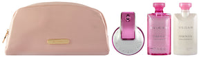 Bvlgari Omnia Pink Sapphire EDT Geschenkset  EDT 65 ml + 75 ml Körperlotion + 75 ml Duschgel + Pouch