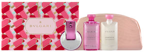 Bvlgari Omnia Pink Sapphire EDT Geschenkset  EDT 65 ml + 75 ml Körperlotion + 75 ml Duschgel + Pouch