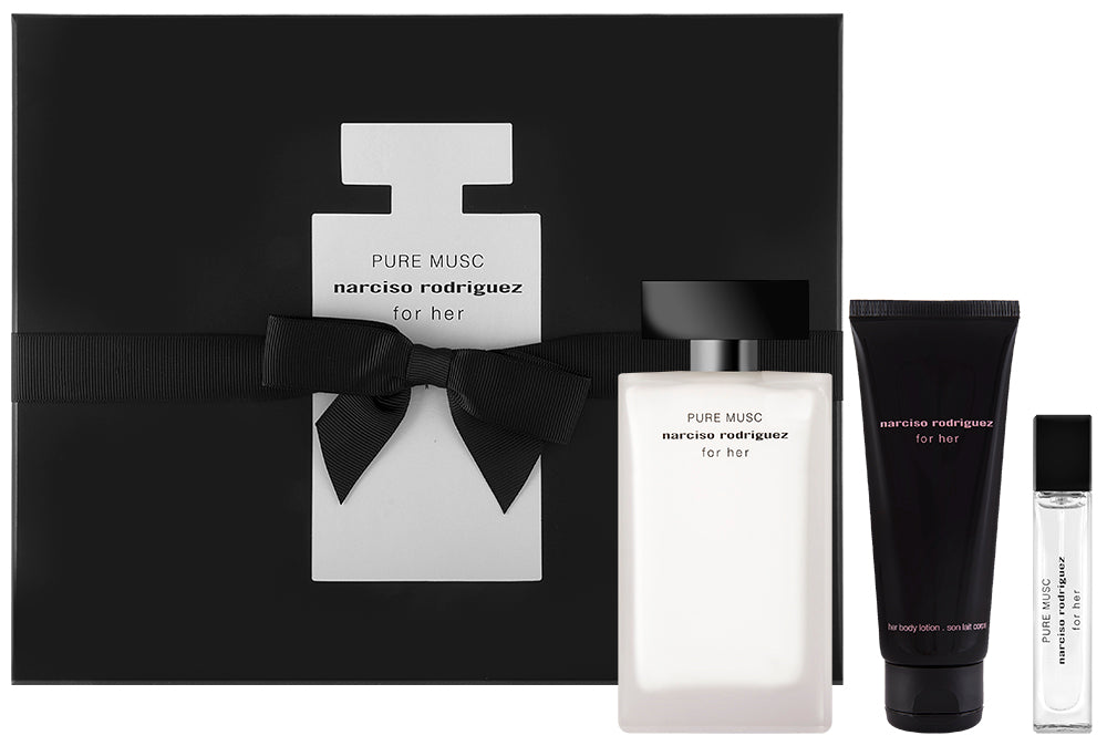 Narciso Rodriguez For Her Pure Musc Eau de Parfum Set 100 ml + 10 ml + 75 ml Körperlotion