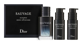 Dior Sauvage Eau de Parfum Set 60 ml + 45 ml Cleanser + 45 ml Gesichtsserum