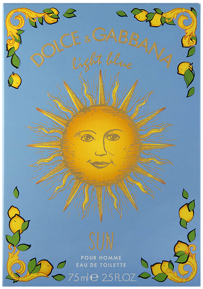 Dolce & Gabbana Light Blue Sun Pour Homme Eau de Toilette 75 ml