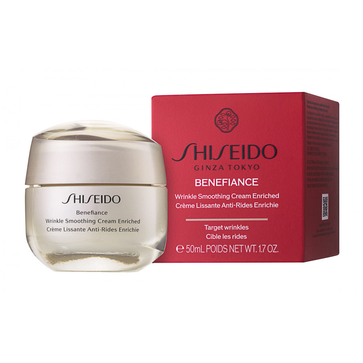 Shiseido Benefiance Wrinkle Smoothing Cream Enriched Gesichtscreme 50 ml