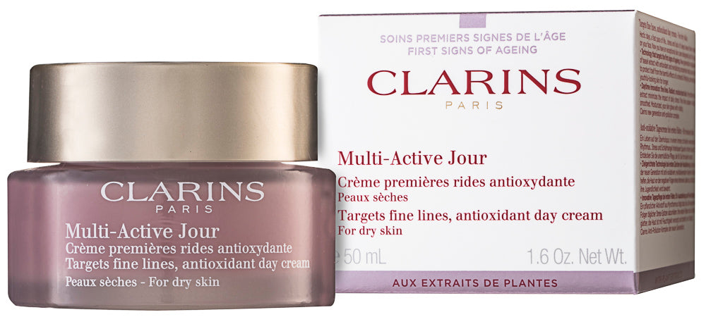 Clarins Multi-Active Jour Crème Premières Rides Antioxydante Gesichtscreme 50 ml / Dry Skin
