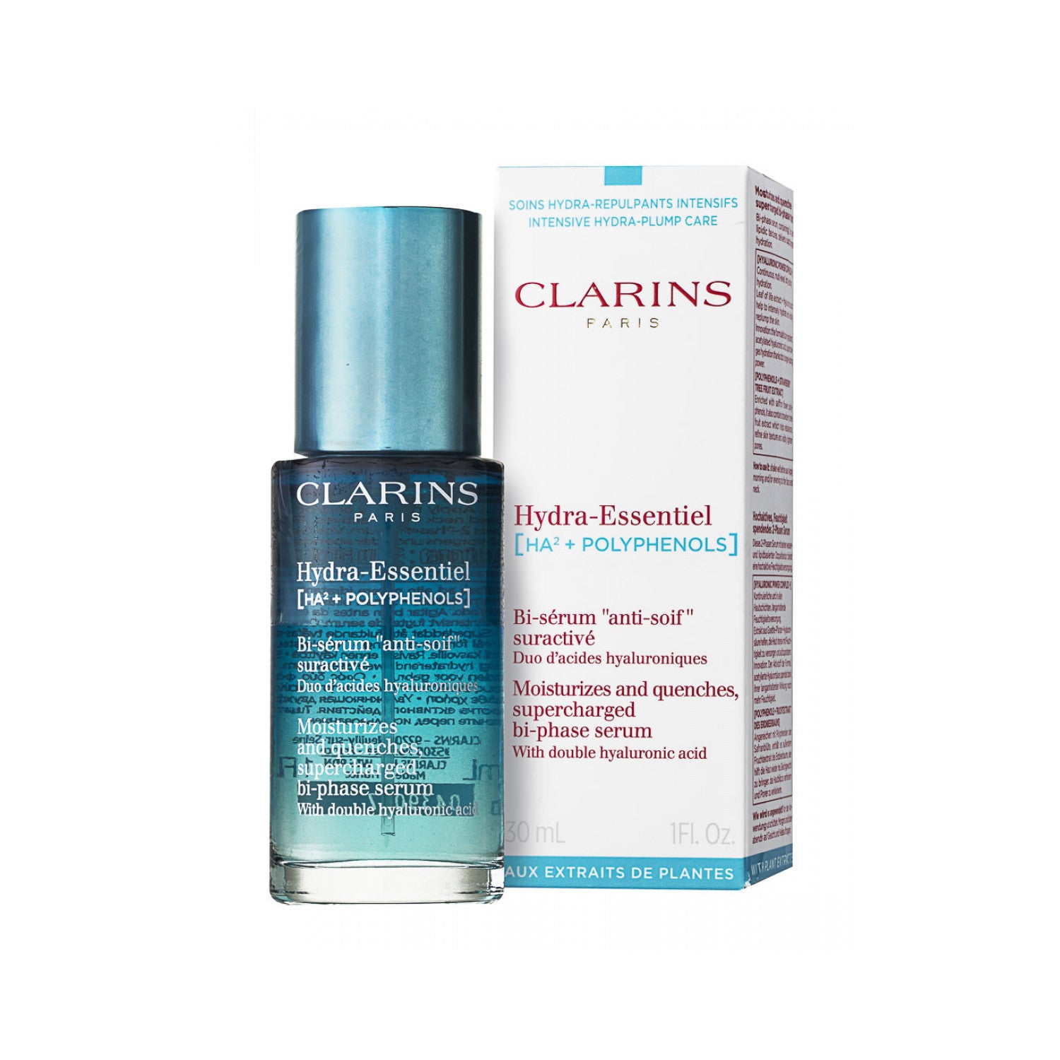 Clarins Hydra-Essentiel Bi-Sérum Intensif Anti-Soif Gesichtsserum 30 ml / New Vision