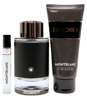 Montblanc Explorer Eau de Parfum Set 100 ml + 7.5 ml + 100 ml Duschgel