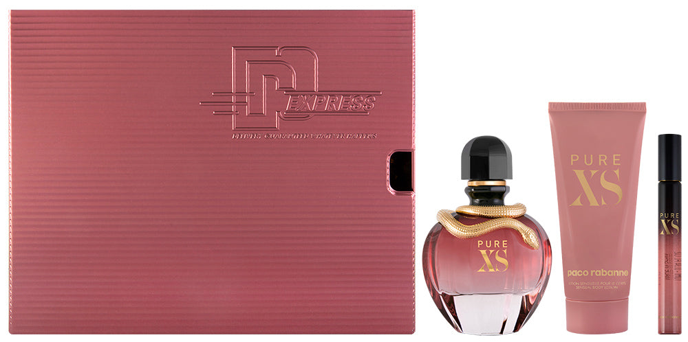 Rabanne Pure XS for Her EDP Geschenkset EDP 50 ml + EDP 10 ml + 75 ml KörperLotion
