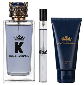 Dolce & Gabbana K By Dolce & Gabbana EDT Geschenkset EDT 100 ml + EDT 10 ml + 50 ml Duschgel