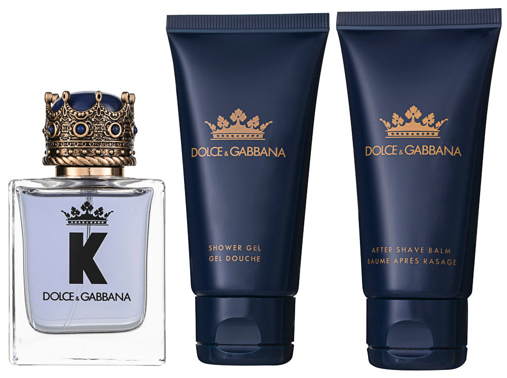 Dolce & Gabbana K By Dolce & Gabbana EDT Geschenkset EDT 50 ml + 50 ml Aftershave Balm + 50 ml Duschgel