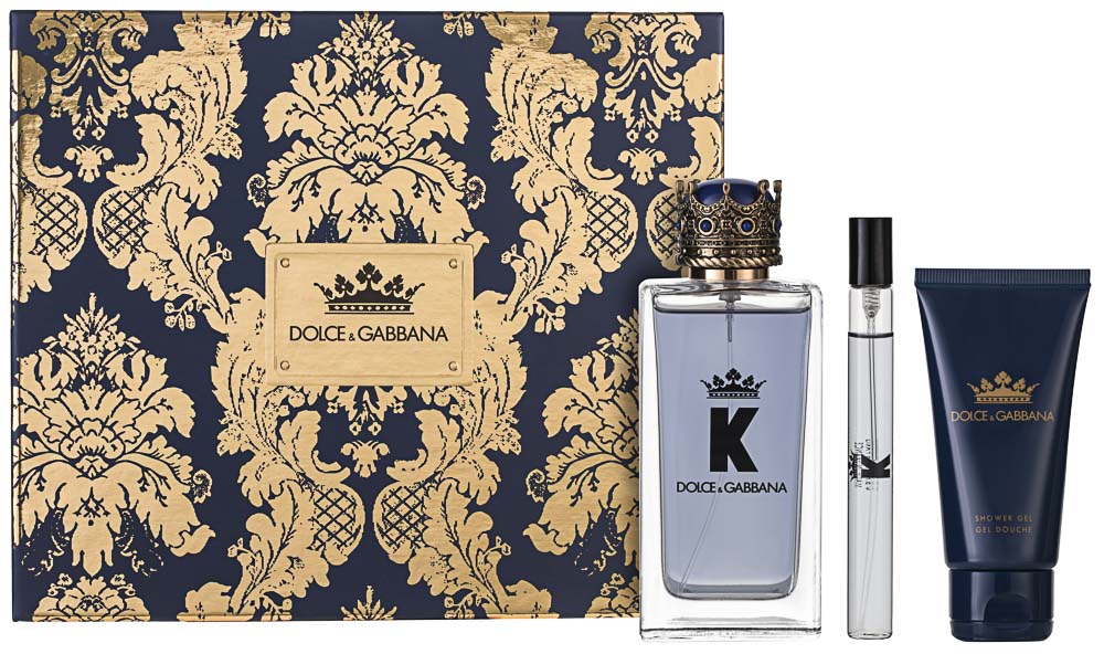 Dolce & Gabbana K By Dolce & Gabbana EDT Geschenkset EDT 100 ml + EDT 10 ml + 50 ml Duschgel