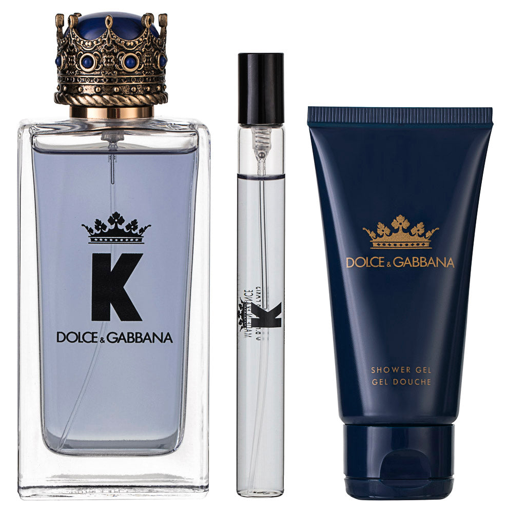 Dolce & Gabbana K by Dolce & Gabbana Eau de Toilette Set 100 ml + 10 ml + 50 ml Duschgel