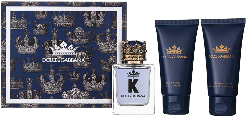 Dolce & Gabbana K by Dolce & Gabbana Eau de Toilette Set 50 ml + 50 ml Aftershave Balm + 50 ml Duschgel