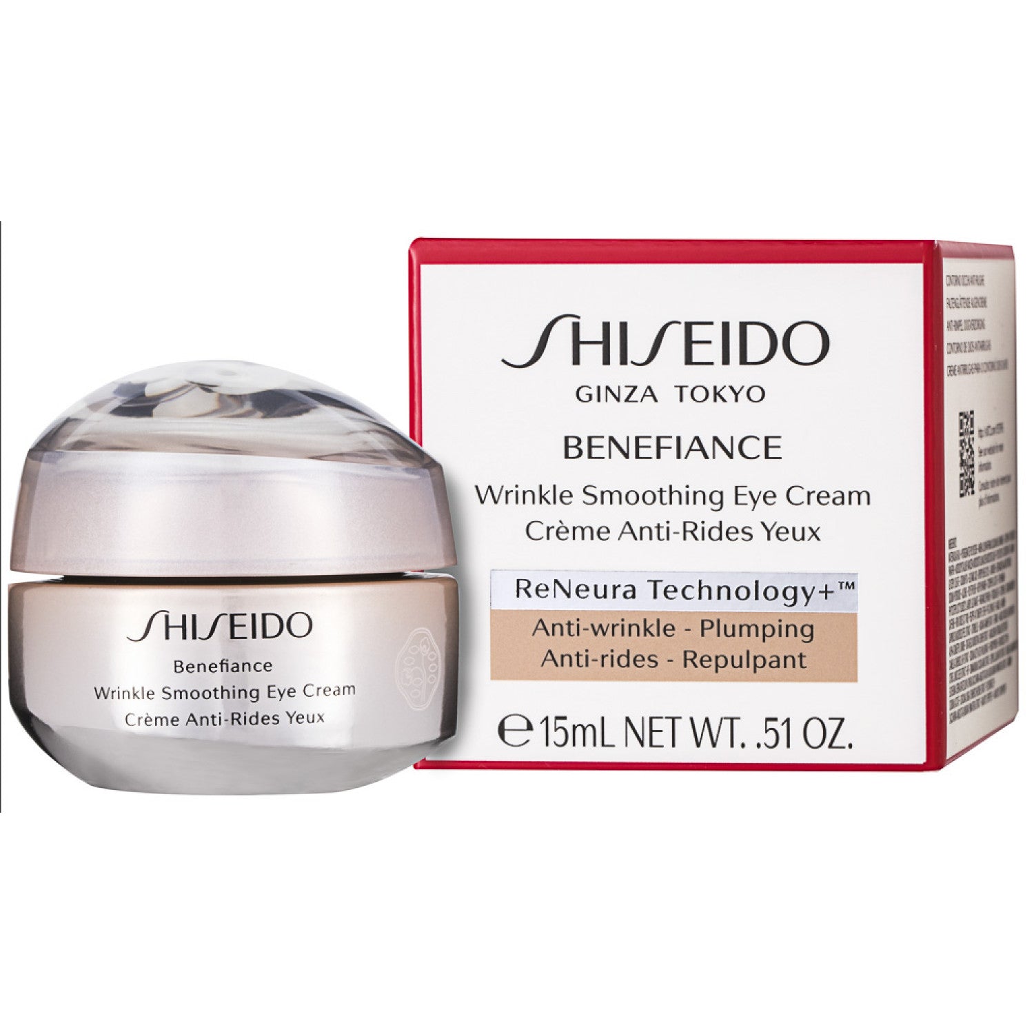 Shiseido Benefiance Wrinkle Smoothing Augencreme 15 ml