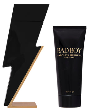 Carolina Herrera Bad Boy Eau de Toilette Set 100 ml + 100 ml Duschgel