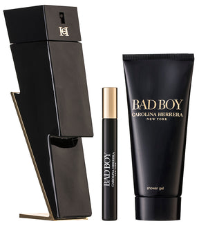 Carolina Herrera Bad Boy Eau de Toilette Set 100 ml + 10 ml + 100 ml Duschgel