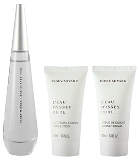 Issey Miyake L`Eau D`Issey Pure EDP Geschenkset EDP 50 ml + 50 ml Körperlotion + 50 ml Duschgel 