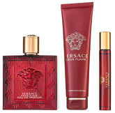 Versace Eros Flame EDP Geschenkset  EDP 100 ml + EDP 10 ml + 150 ml Duschgel