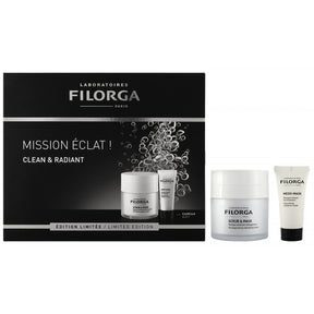 Filorga Clean & Radiant Scrub & Mask Geschenkset 55 ml Scrub Mask + 15 ml Meso Mask