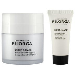 Filorga Clean & Radiant Scrub & Mask Geschenkset 55 ml Scrub Mask + 15 ml Meso Mask