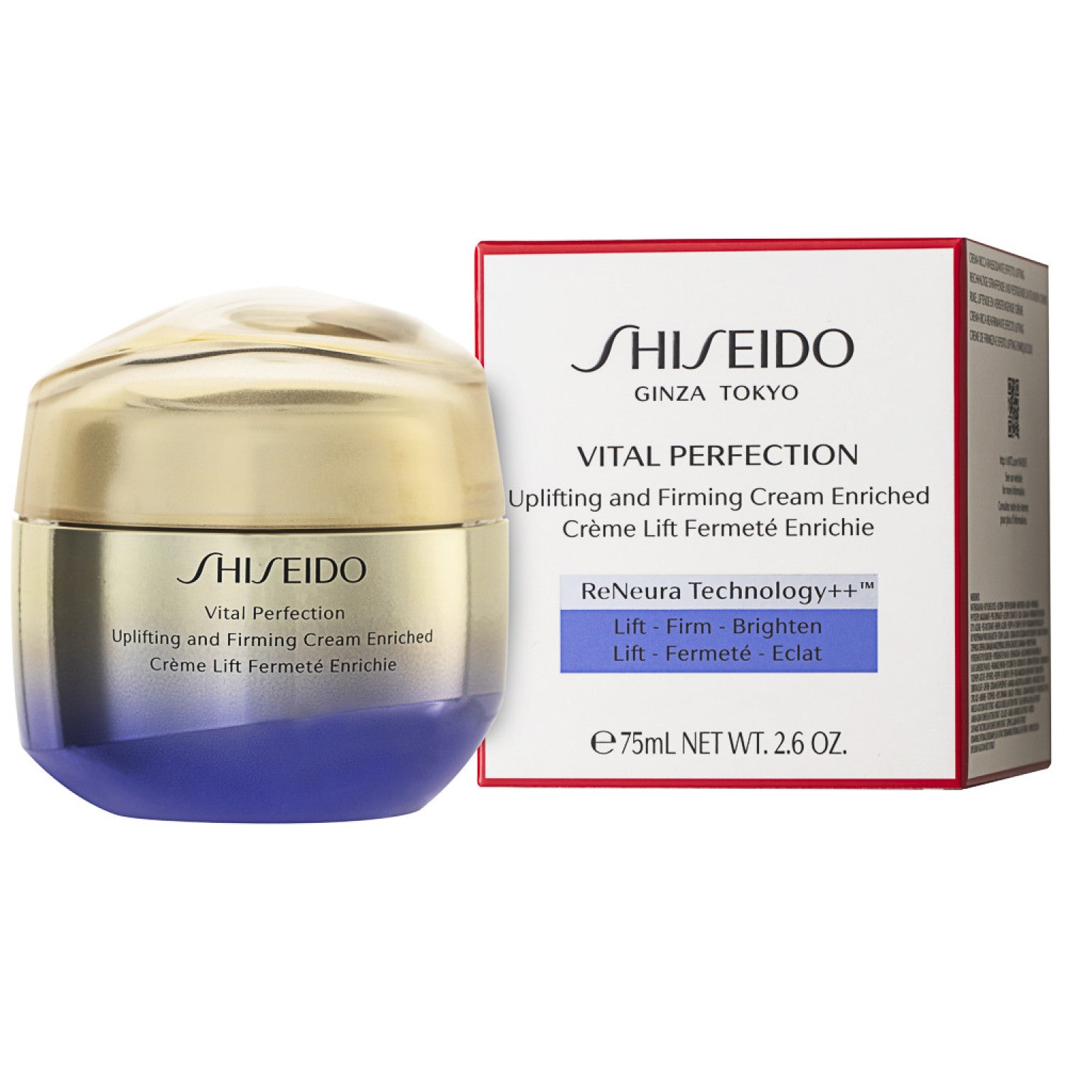 Shiseido Vital Perfection Uplifting and Firming Cream Enriched Gesichtscreme 75 ml