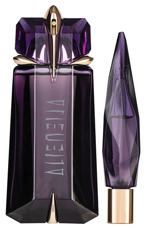 Mugler Alien Eau de Parfum Set 90 ml Nachfüll­bar + 10 ml + 50 ml Körperlotion