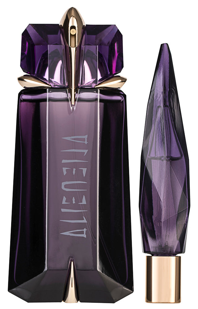Mugler Alien Eau de Parfum Set 90 ml Nachfüll­bar + 10 ml + 50 ml Körperlotion