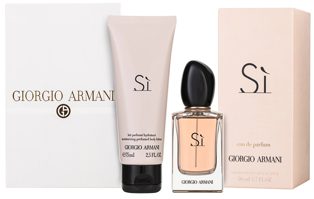 Giorgio Armani Sì EDP Geschenkset EDP 50 ml + 75 ml Körperlotion