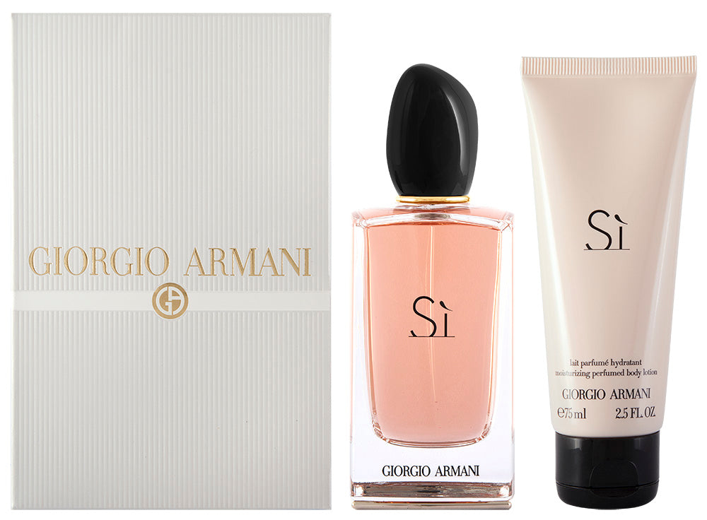 Giorgio Armani Sì EDP Geschenkset EDP 50 ml + 75 ml Körperlotion