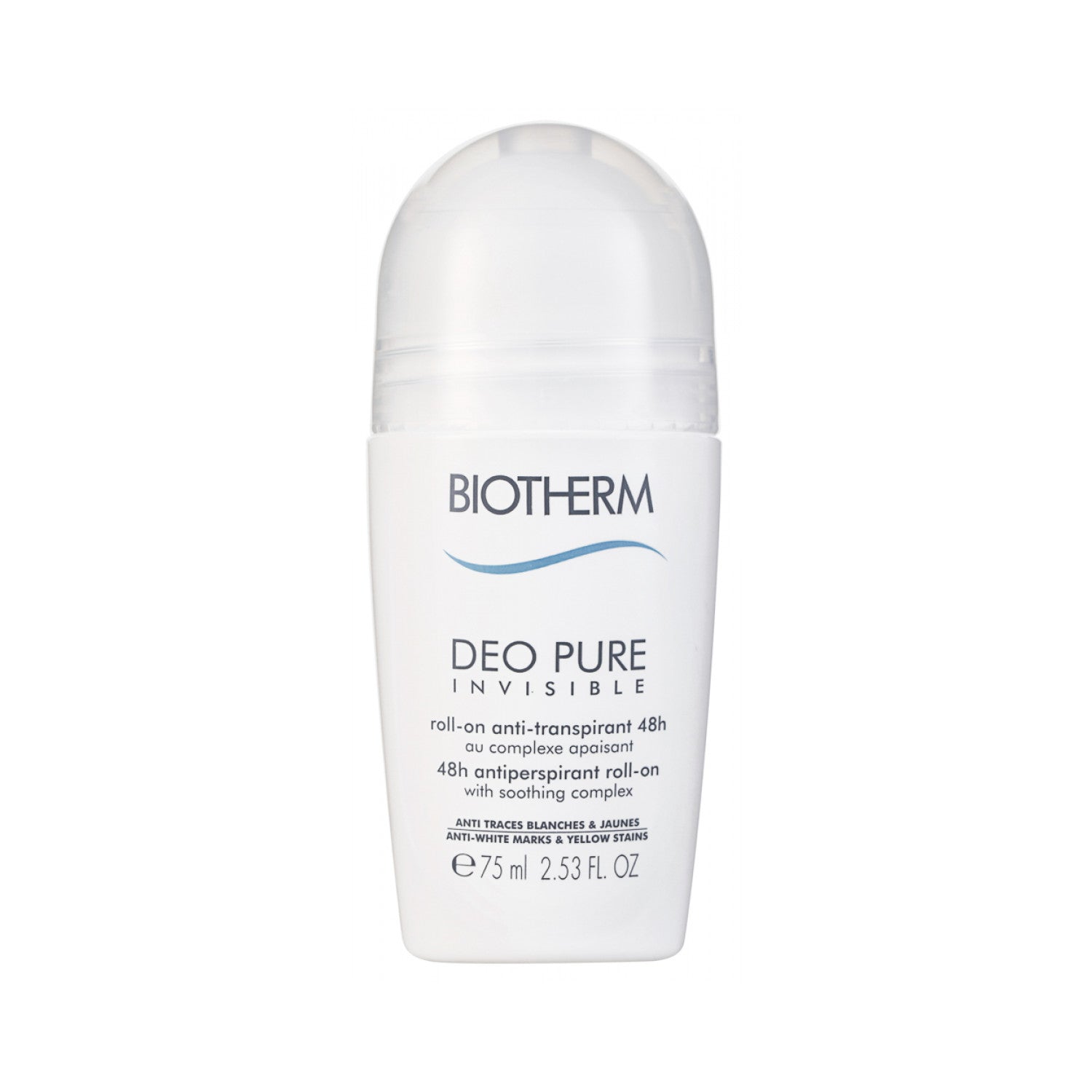 Biotherm Deo Pure Invisible Antiperspirant Deodorant Roll-On 75 ml