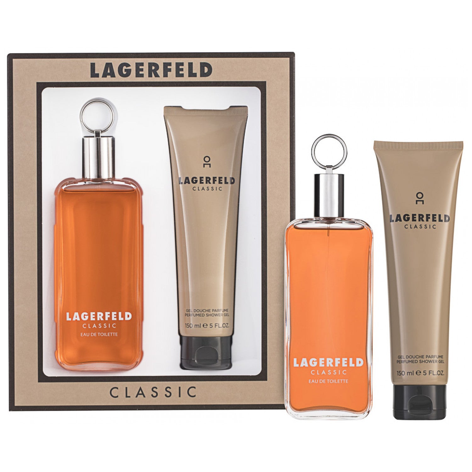 Karl Lagerfeld Classic EDT Geschenkset EDT 150 ml + 150 ml Duschgel