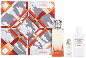 Hermès Un Jardin Sur La Lagune EDT Geschenkset EDT 100 ml + EDT 7.5 ml + 80 Körperlotion