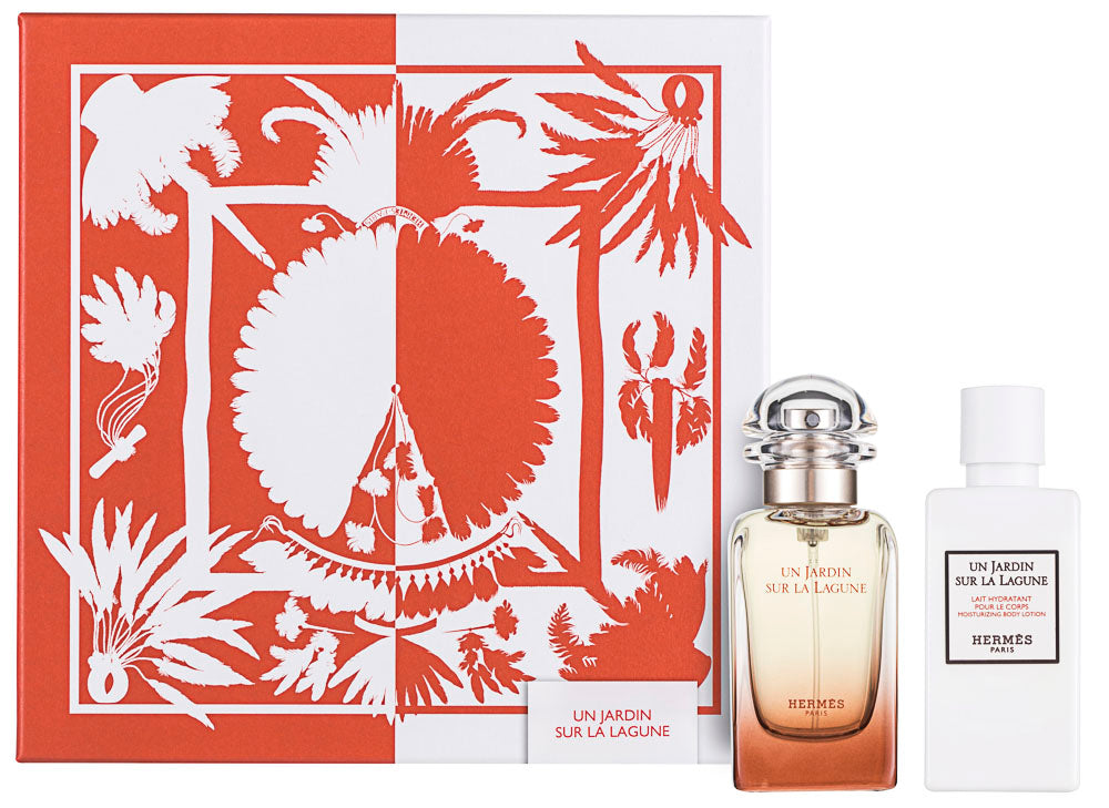 Hermès Un Jardin Sur La Lagune EDT Geschenkset EDT 50 ml + 40 ml Körperlotion