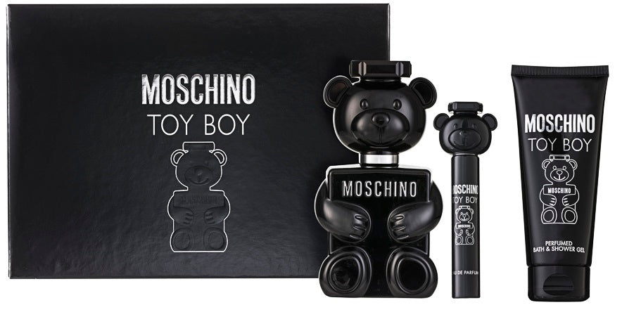 Moschino Toy Boy Eau de Parfum Set 100 ml + 10 ml + 100 ml Duschgel