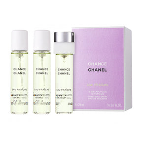 Chanel Chance Eau Fraiche Eau de Toilette 3 x 20 ml Nachfüllpackung