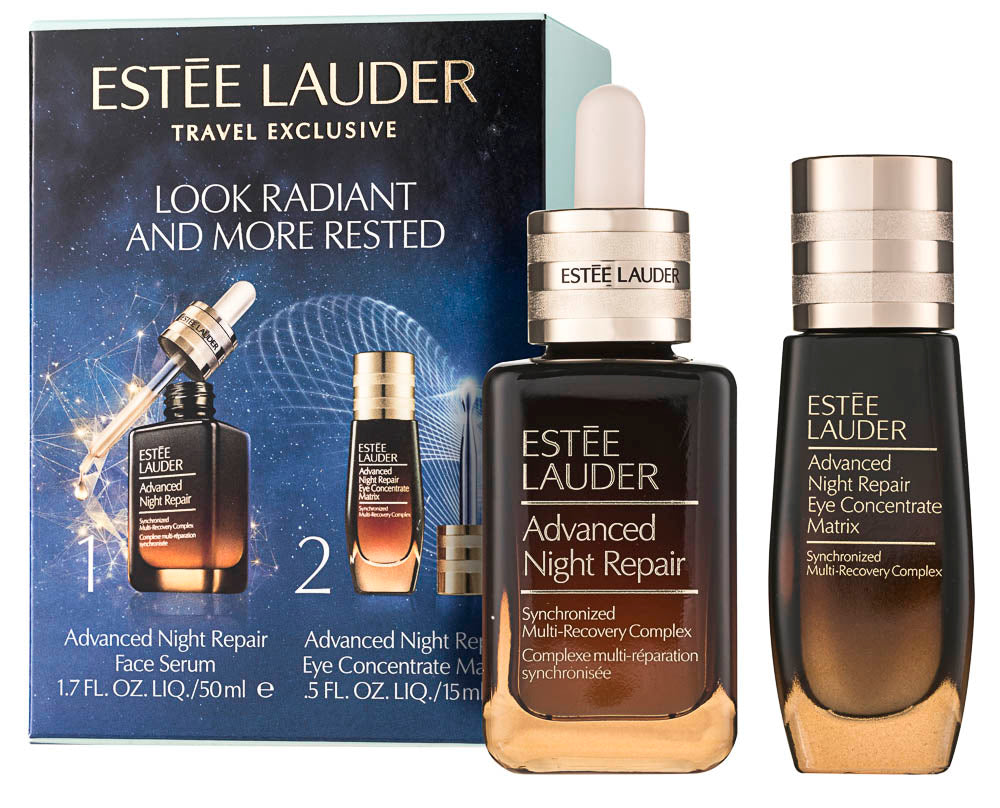 Estée Lauder Advanced Night Repair Multi-Recovery Complex Gesichtsserum Set 50 ml Serum + 15 ml Augenconcentrate Matrix