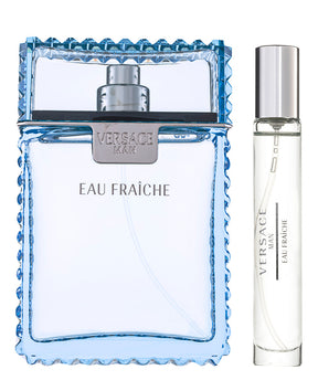 Versace Man Eau Fraiche Eau de Toilette Set 100 ml + 10 ml + Kosmetiktasche