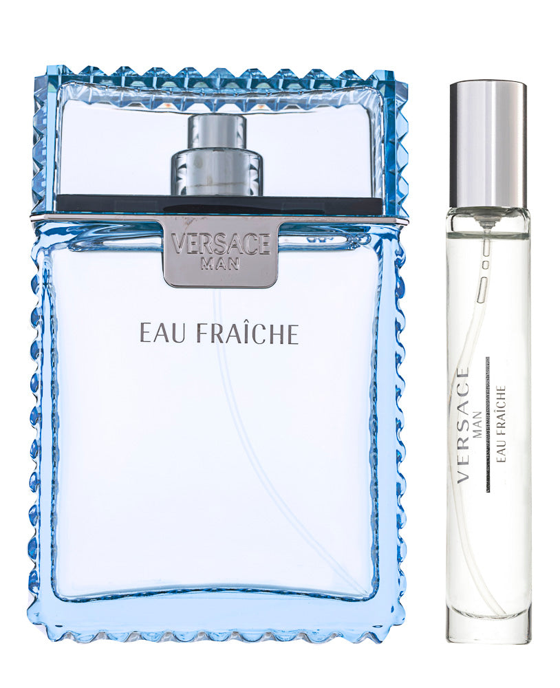 Versace Man Eau Fraiche Eau de Toilette Set 100 ml + 10 ml + Kosmetiktasche