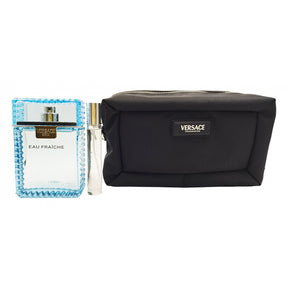 Versace Man Eau Fraiche Eau de Toilette Set 100 ml + 10 ml + Kosmetiktasche