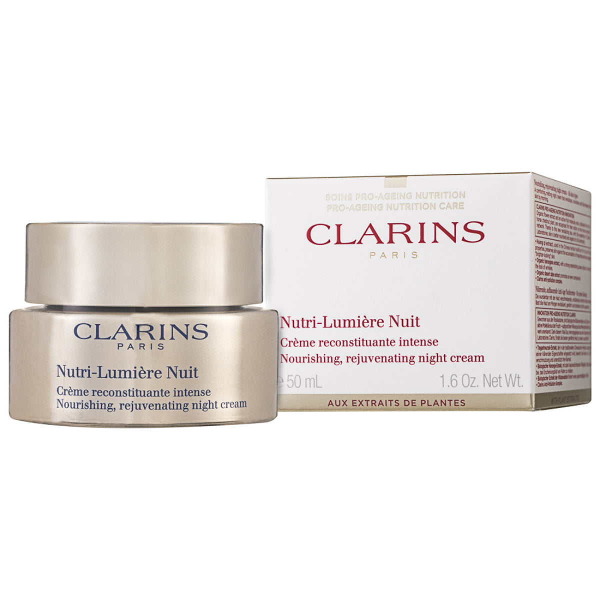 Clarins Nutri-Lumière Nuit Rejuvenating Nachtcreme 50 ml