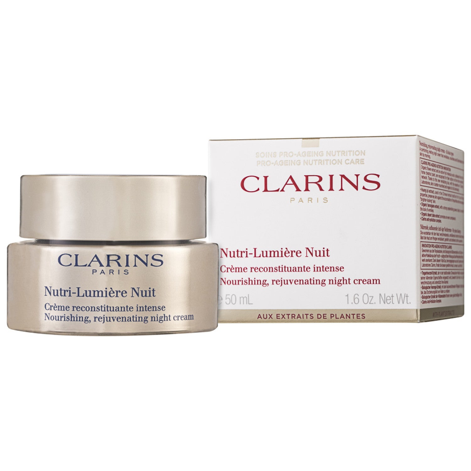 Clarins Nutri-Lumière Nuit Rejuvenating Nachtcreme 50 ml