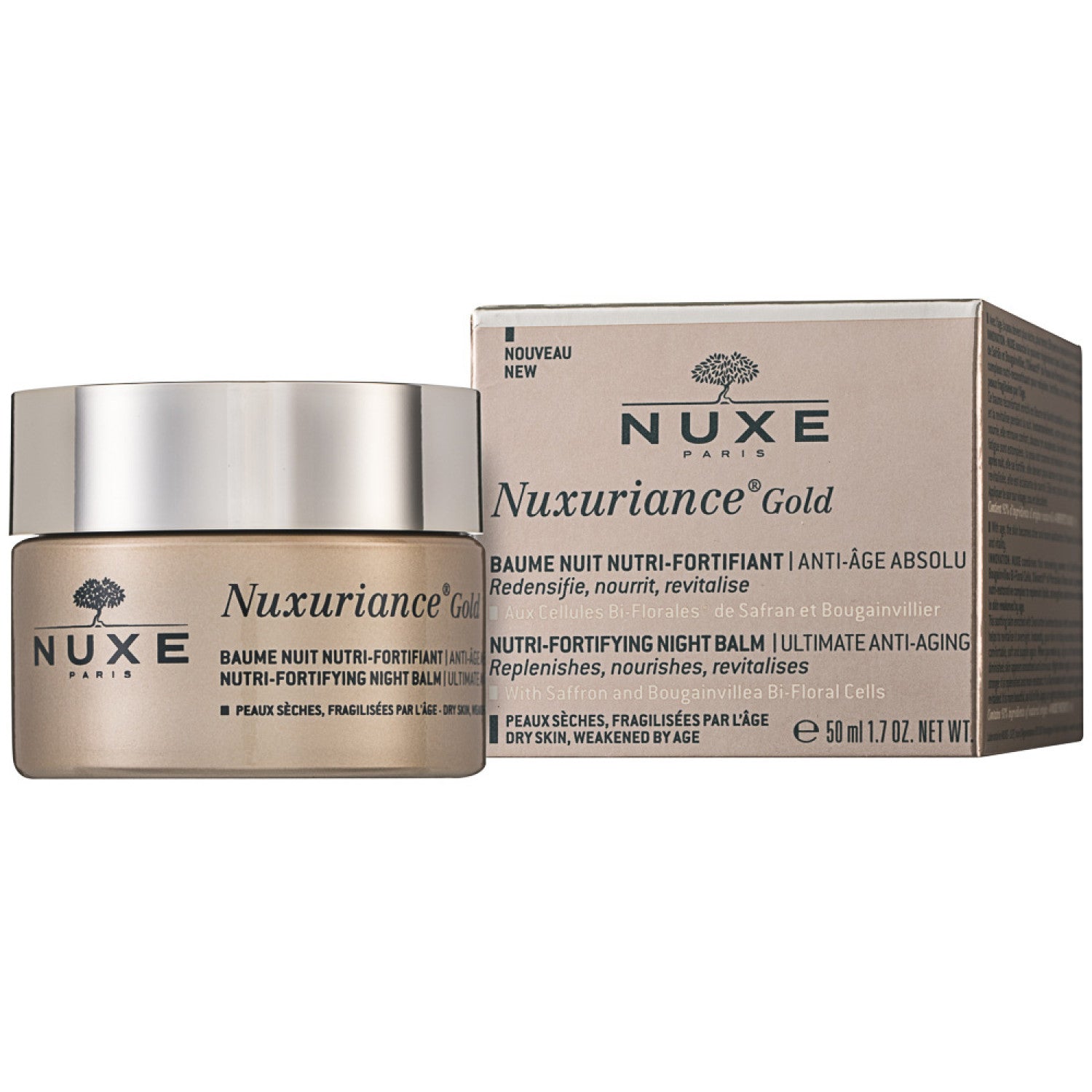 NUXE Nuxuriance Gold Nutri-Fortifying Night Balm 50 ml