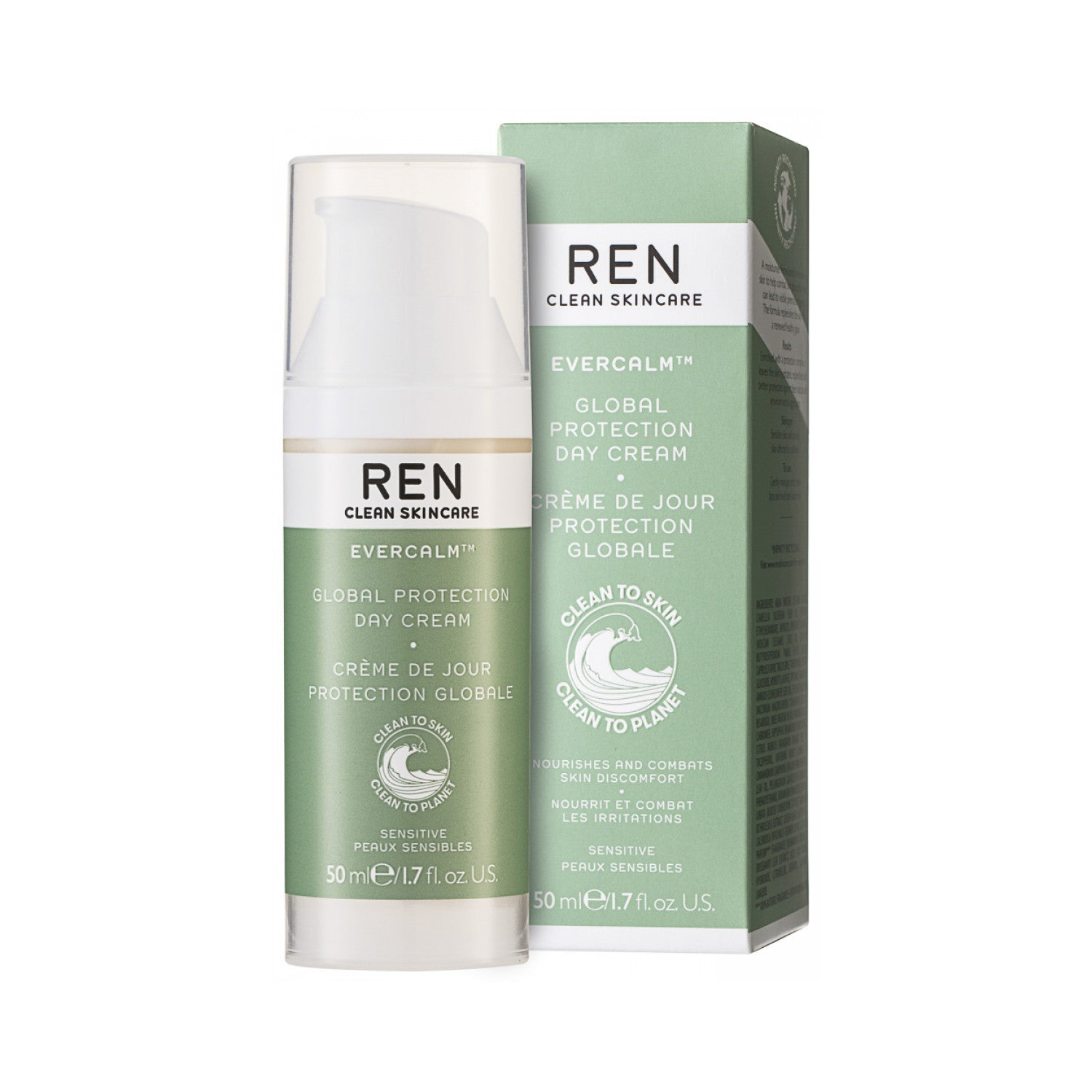 REN Clean Skincare Evercalm Global Protection Day Cream 50 ml