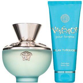 Versace Dylan Turquoise Eau de Toilette Set 50 ml + 50 ml Körpergel