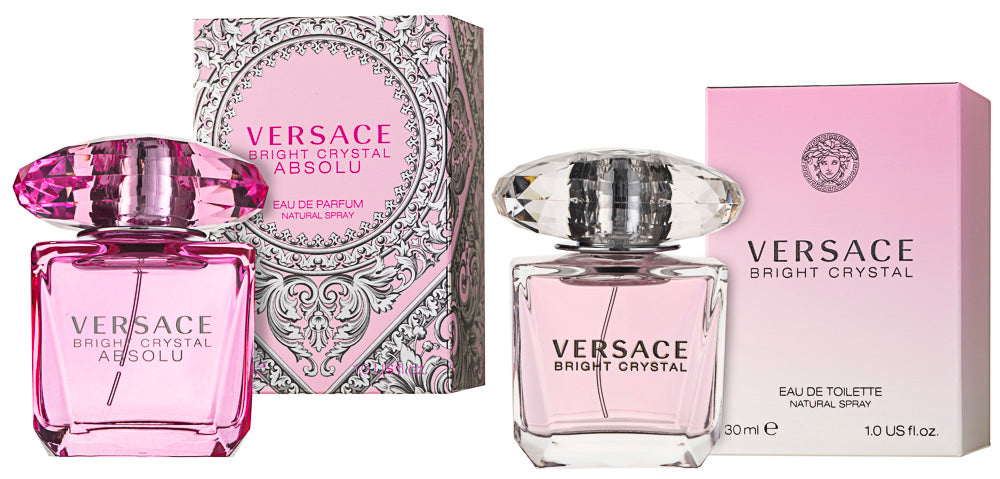 Versace Bright Crystal EDT & Versace Bright Crystal Absolu EDP Geschenkset EDT 30 ml + EDP 30 ml