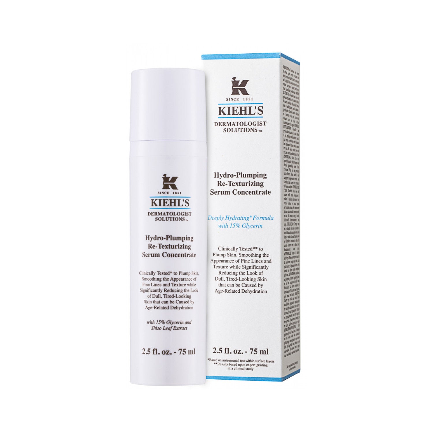 Kiehl`s Hydro-Plumping Re-Texturizing Concentrate Face Serum 75 ml