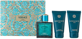 Versace Eros Pour Homme Eau de Parfum Set 50 ml + 50 ml Duschgel + 50 ml Aftershave Balm
