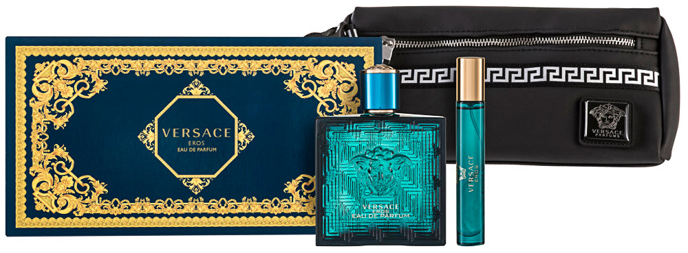 Versace Eros Pour Homme Eau de Parfum Set 100 ml + 10 ml + Tasche