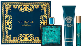 Versace Eros Pour Homme Eau de Parfum Set 100 ml + 10 ml + 150 ml Duschgel