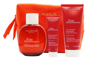 Clarins Eau Dynamisante Vitality Freshness Firmness Körperspray 100 ml Körperspray + 30 ml Energizing Fresh Duschgel + 100 ml Energizing Melting Körperlotion