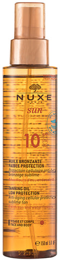 NUXE Sun Tanning oil for Face and Body SPF 10
